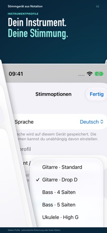 Stimmgerät aus Notation screenshot 2