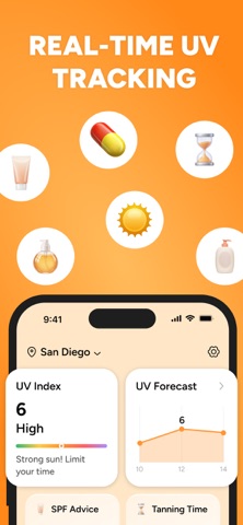 Bronzea: Safe Tan Timer & UV screenshot
