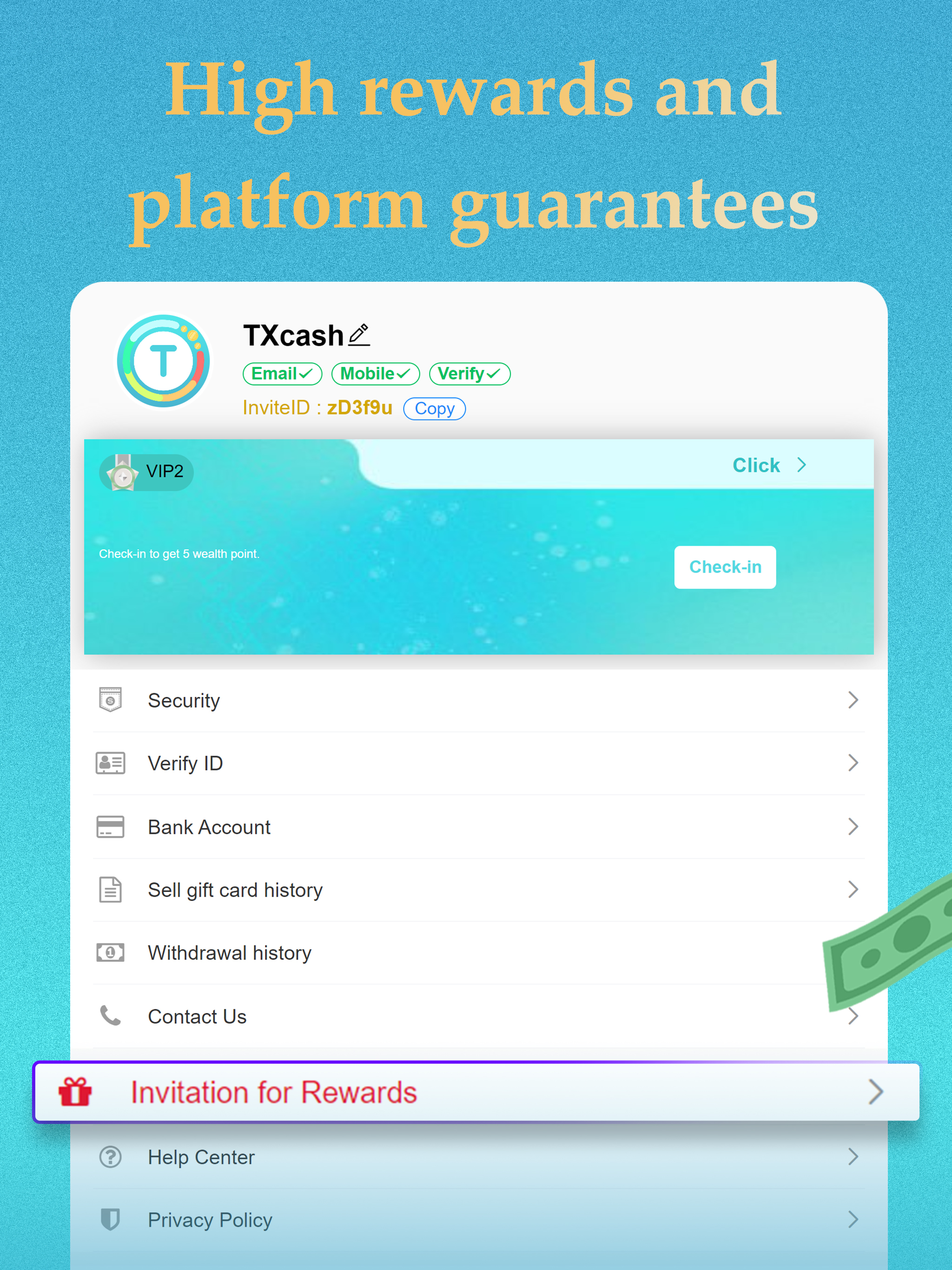 TxCash - by Won Inc.