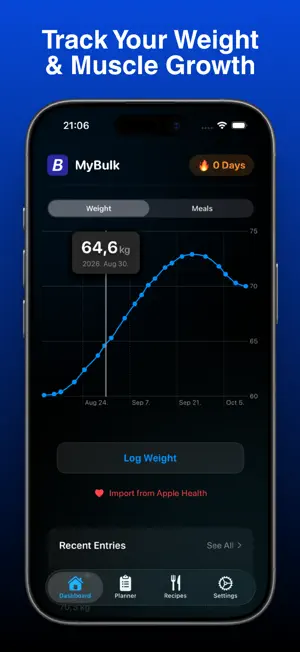 MyBulk - Gain Muscle & Weight screenshot 3