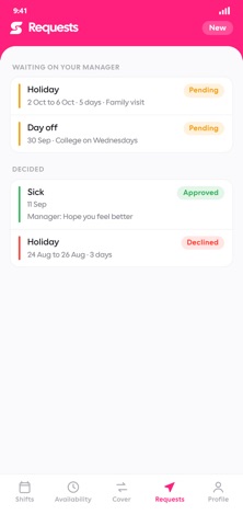 Shiftly Team screenshot 6