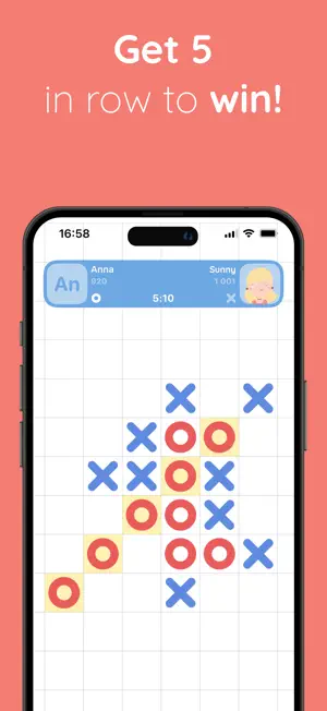 Gomoku: Smarter Tic Tac Toe screenshot 2