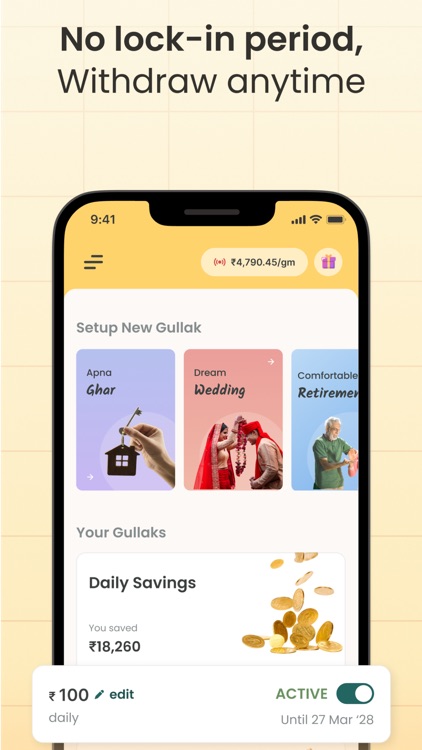 Gullak: Save in Digital Gold screenshot-3