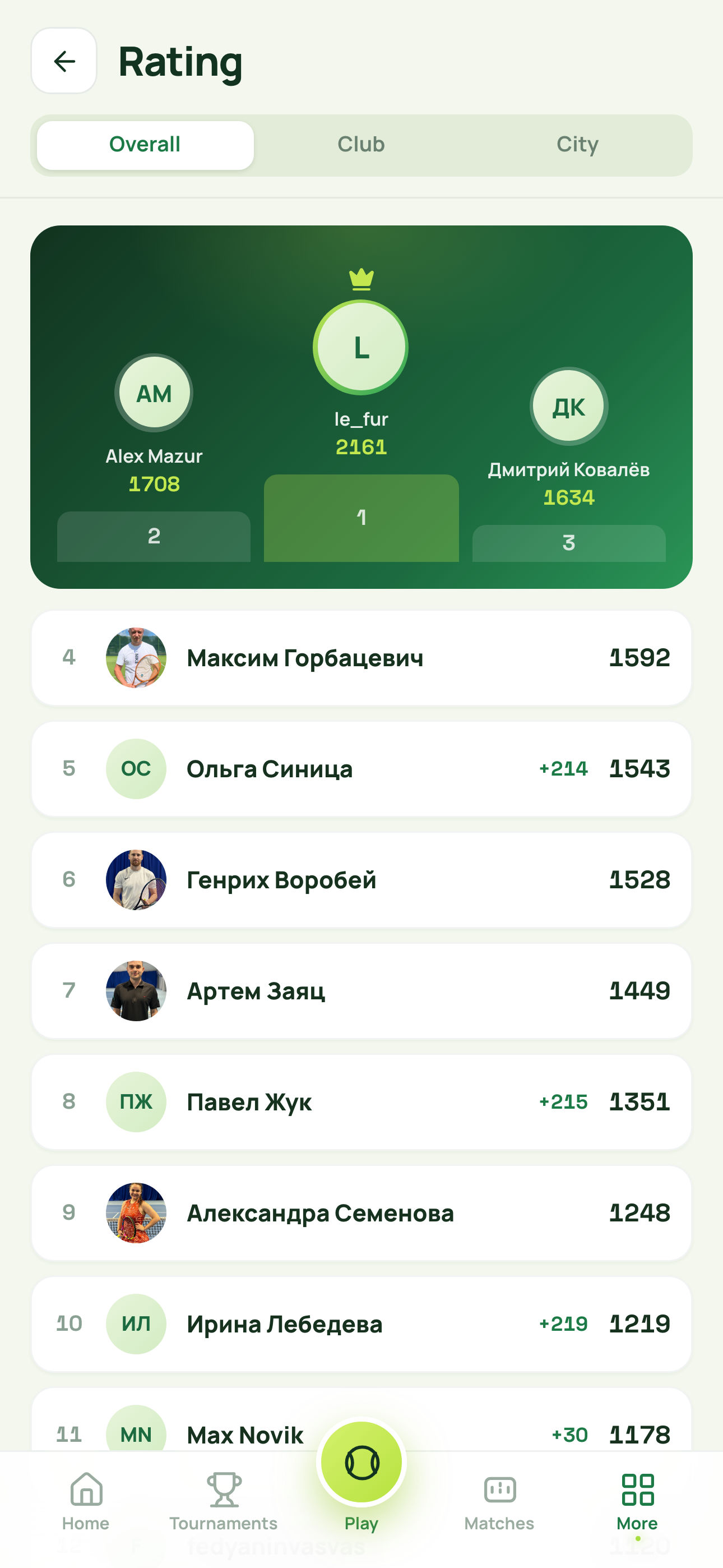 PlayTennis.by screenshot 5