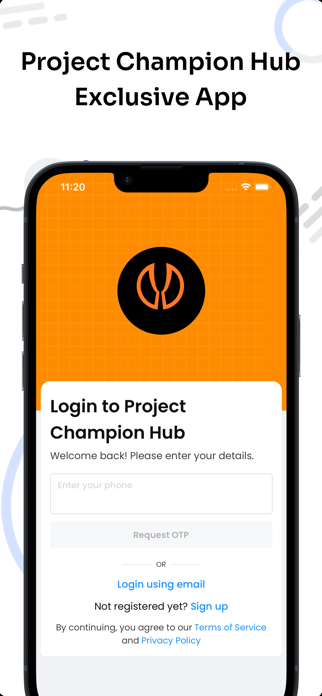 Project Champion Hub Screenshot 1 of 5