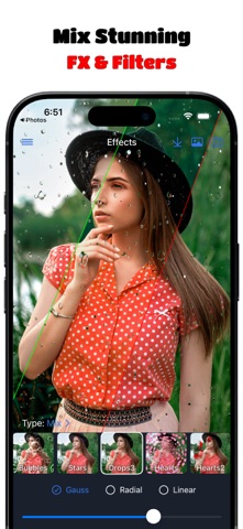 Photo Filters & Glitch Effects iPhone screenshot