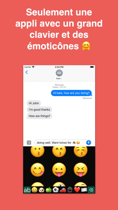 Screenshot #2 pour Big Keys Clavier