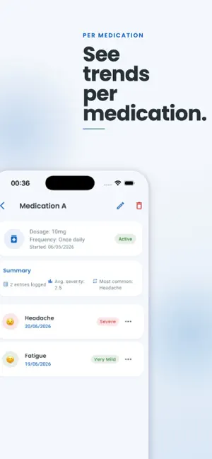 Medication Side Effect Tracker screenshot 4
