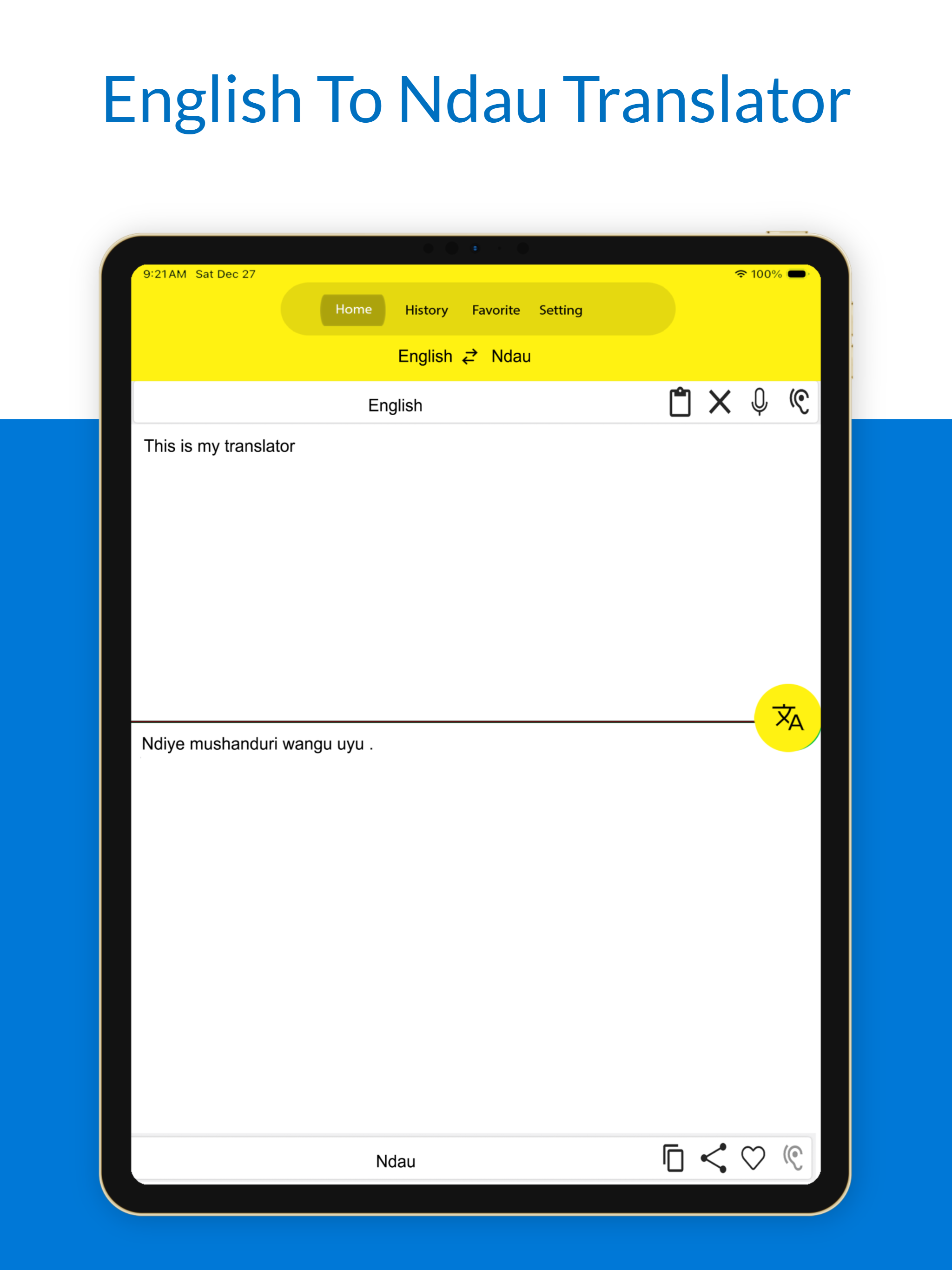 English To Ndau Translator screenshot 8