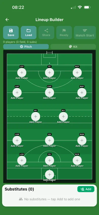 Pitchside Lineup screenshot 5