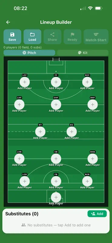 Pitchside Lineup screenshot 5 of 10
