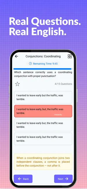 English Grammar Pro Quiz screenshot 3