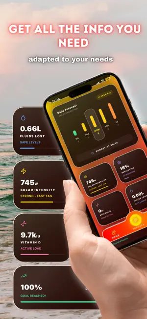 Glowray: UV Tracker & Tanning screenshot 3