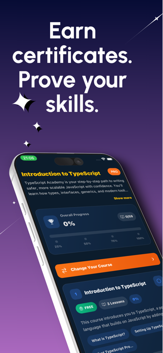 Learn TypeScript | Code & Run Screenshot 6 of 7