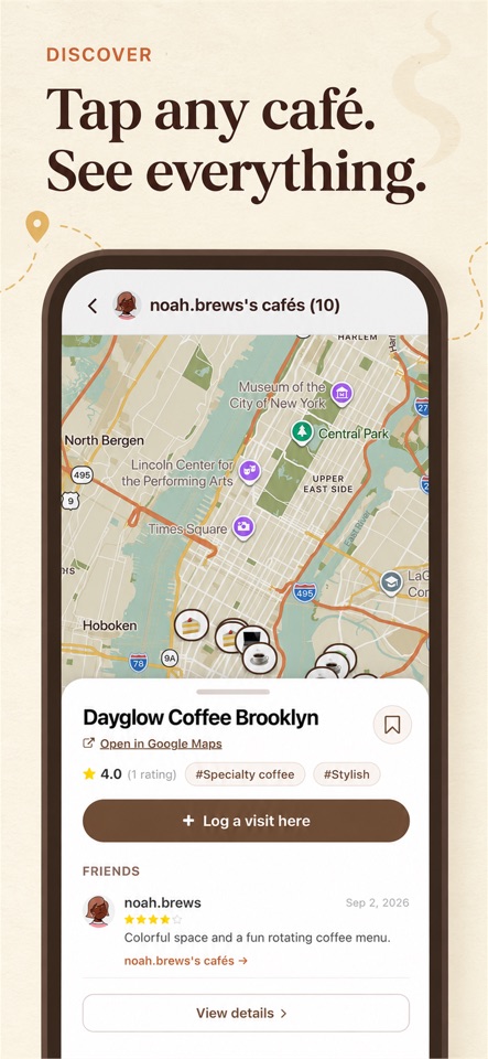 CafeDiary: Map & Journal screenshot 2