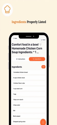 Khana: Recipe Organizer screenshot