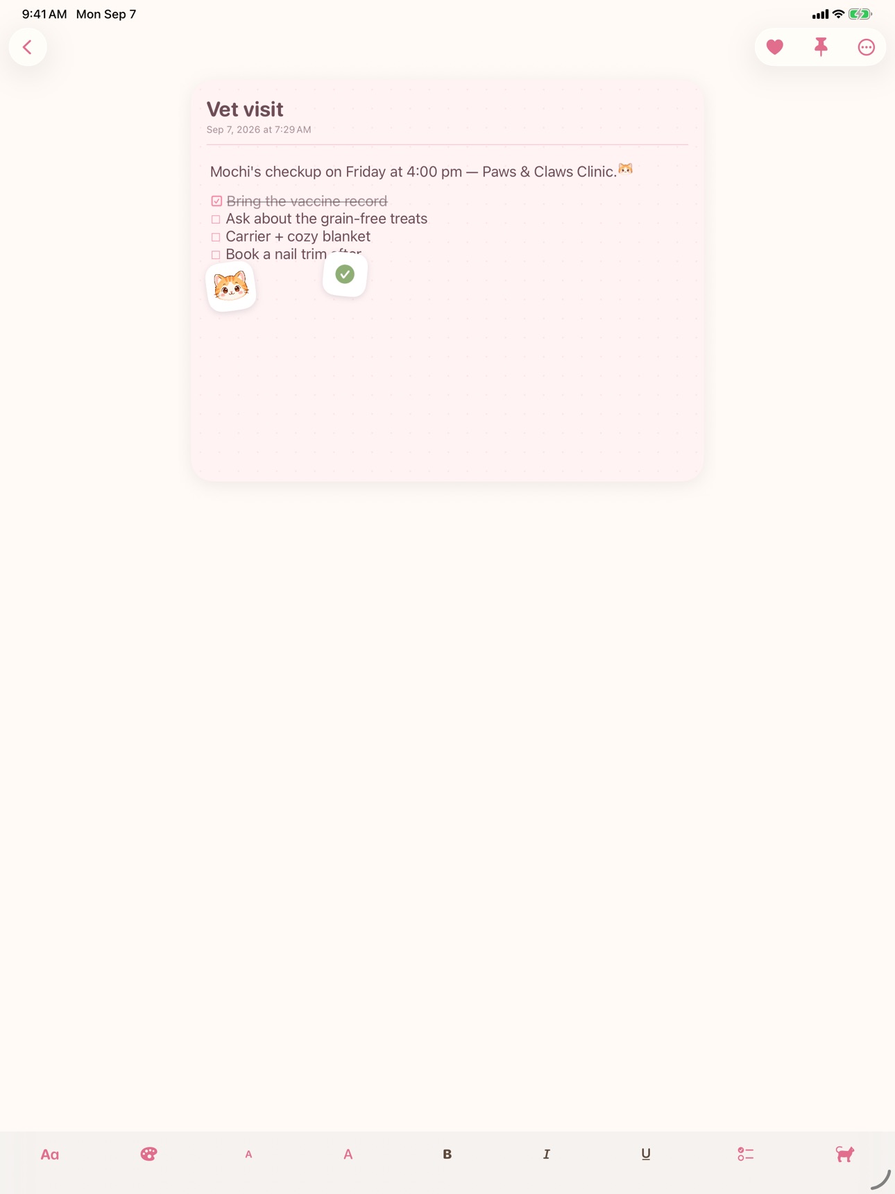 Screenshot 8 of Cat Notes: Purrfect Notebook