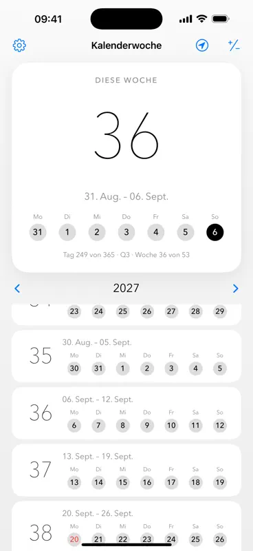 Kalenderwoche KW screenshot 5 of 5