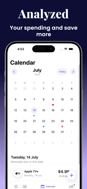 Subscription Manager: SubVault screenshot 4