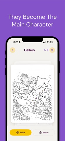 ColorBooth - Coloring Pages iPhone screenshot