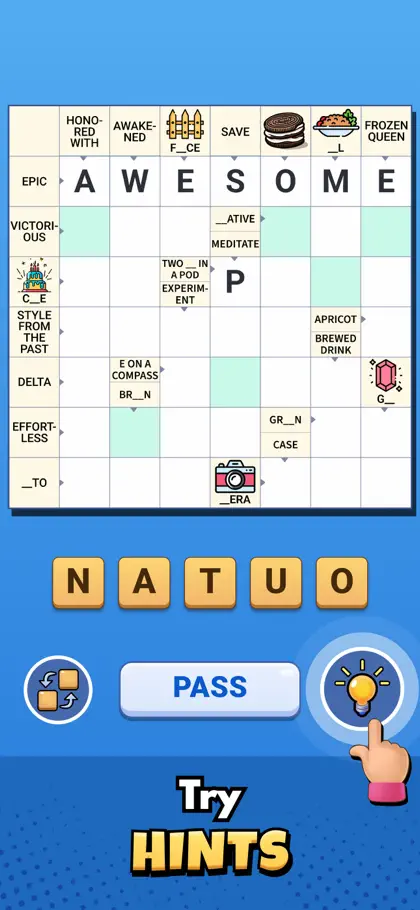 Captura 4 de 6 de Crossword Go!