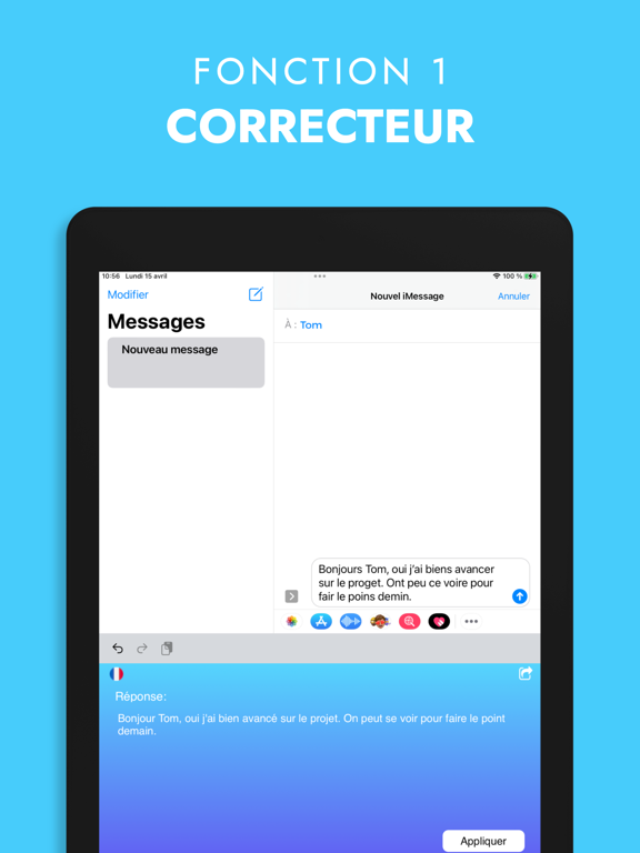 Screenshot #6 pour IntelliText : Assistant IA