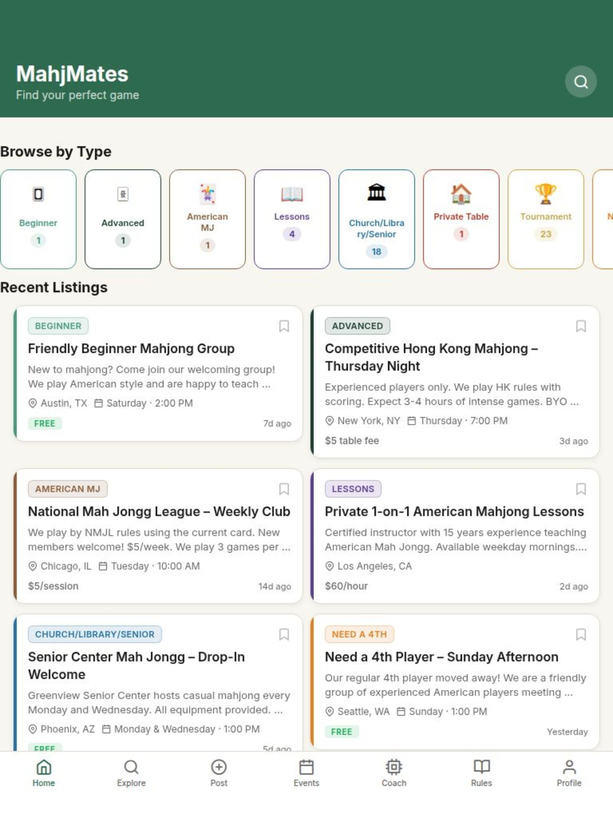 MahjMates App screenshot 8