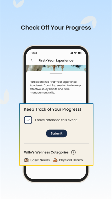 Willo at UC San Diego iPhone screenshot 5 - Health & Fitness app