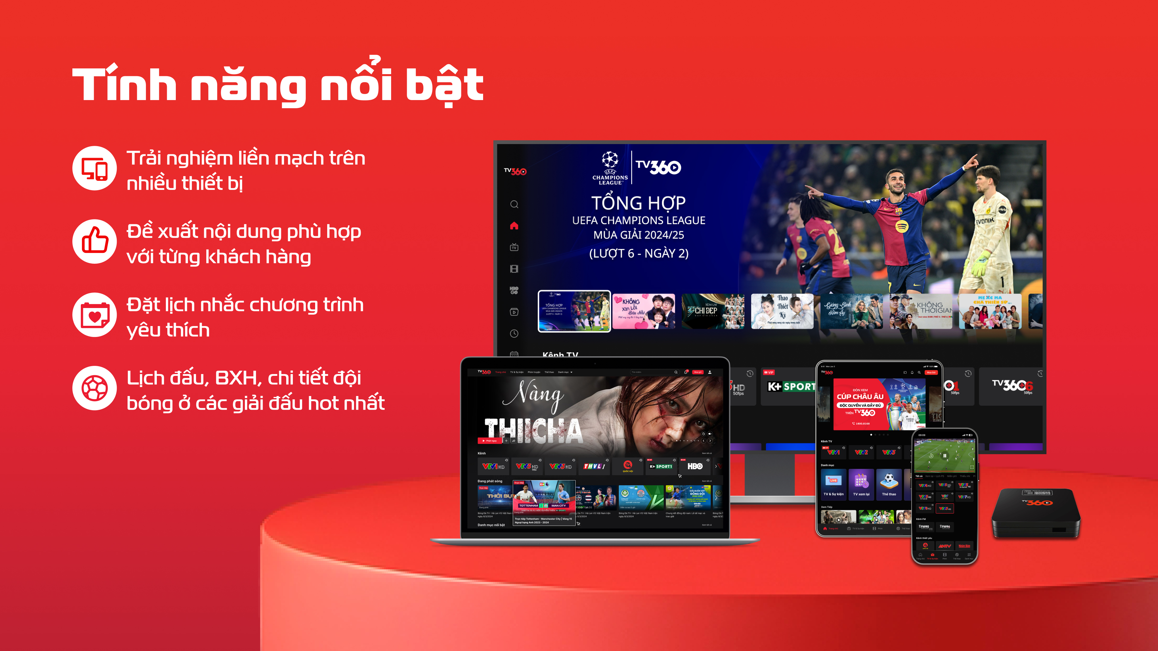 TV360: Phim, Thể Thao, Show