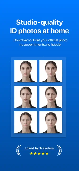 PhotoID: Passport & Visa Photo screenshot 1