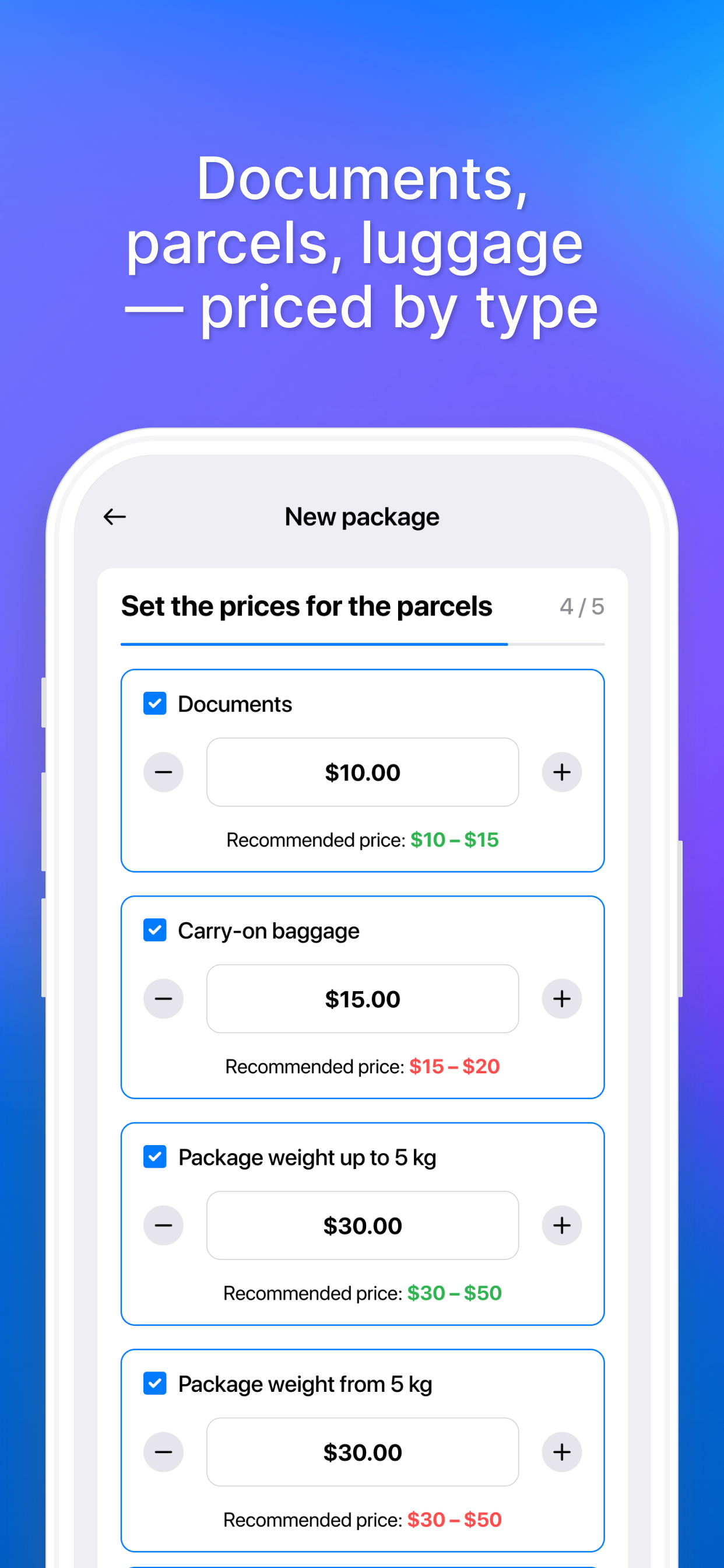 Hand2Go: Send with Travelers