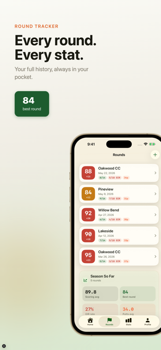 Golf Stats Tracker - Fairway Screenshot 2 of 5