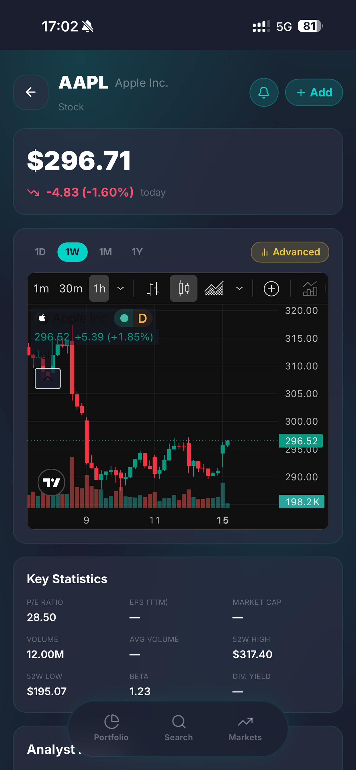 Moonstock - Pro Stock Tracker screenshot 6