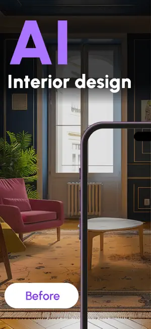 AI Home Design: Room Interior iPhone screenshot 1