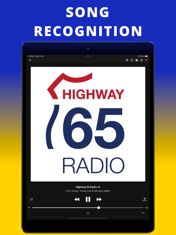 Radio Tuner app: Music & News iPad screenshot 2