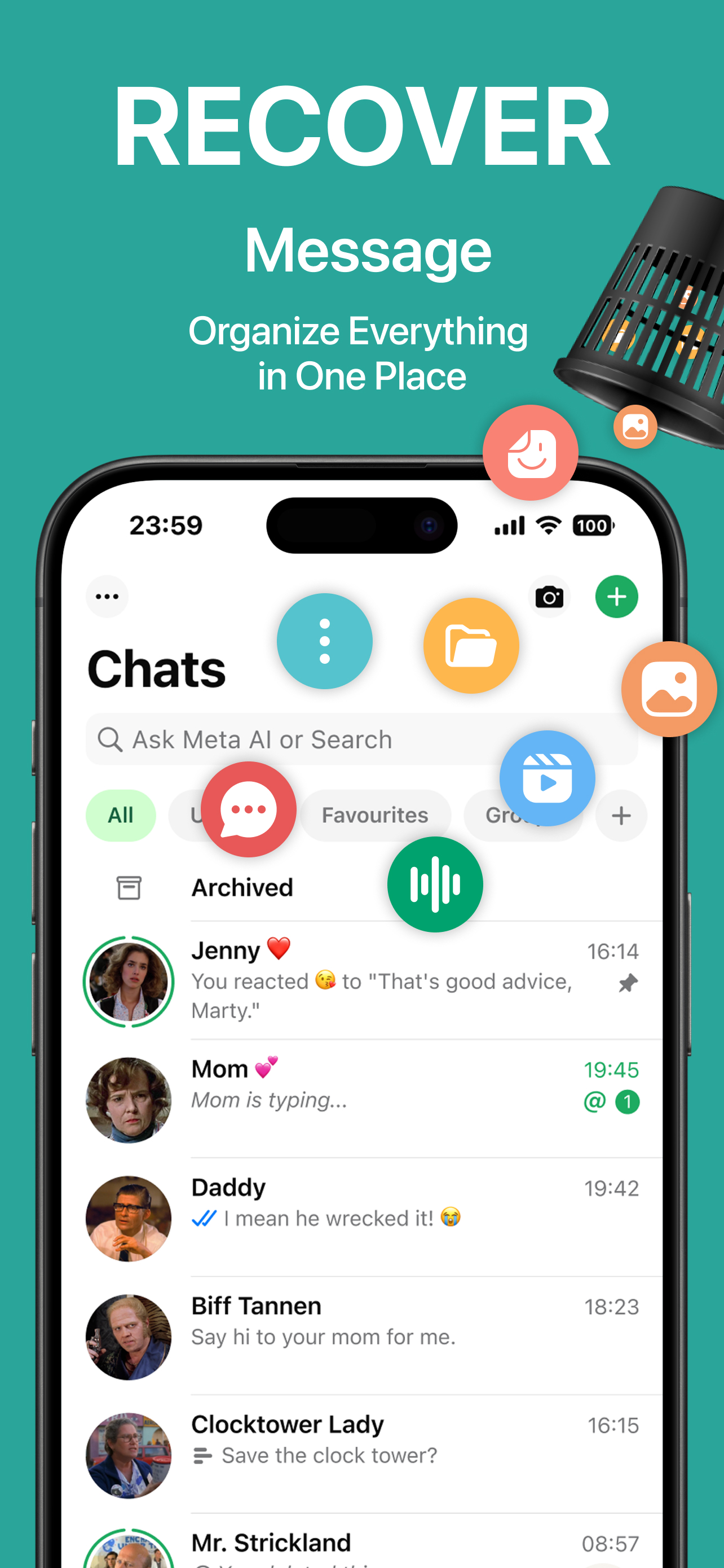 WAMR- Recover deleted messages screenshot 3