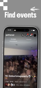 Gathered: Events & Friends screenshot