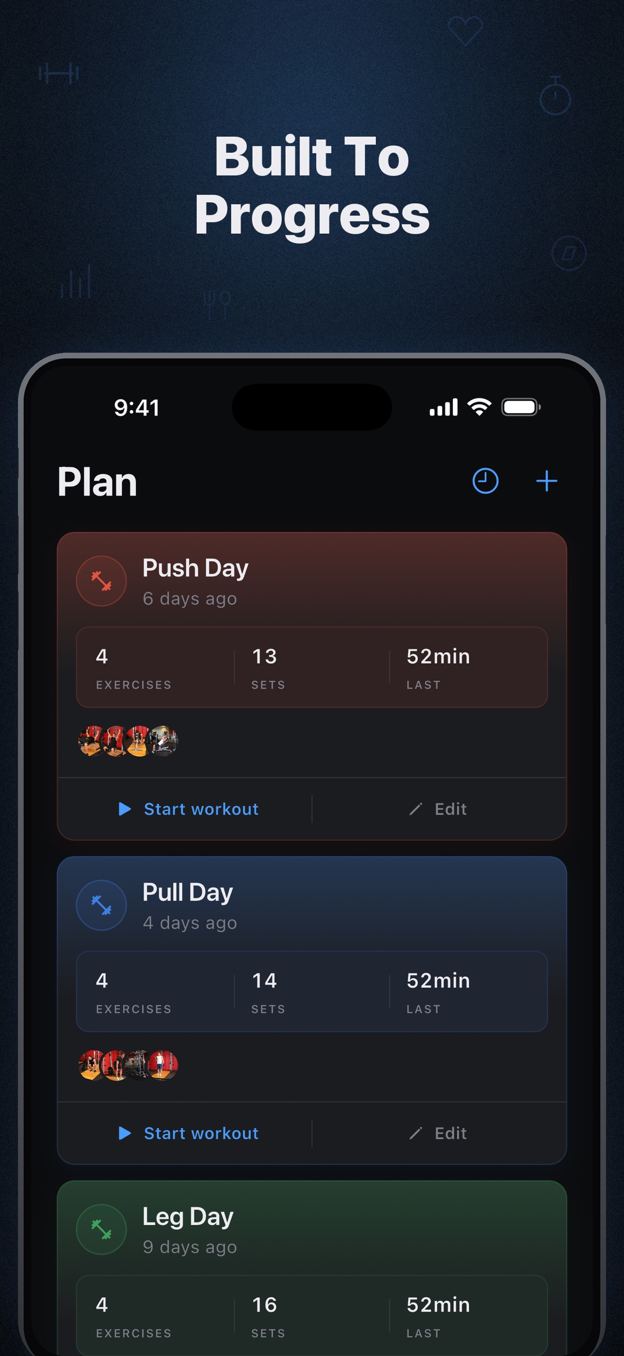 Screenshot 2 of WorkIt - Workout Planner