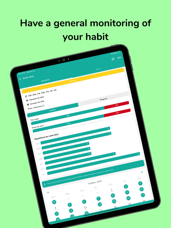 Screenshot #6 pour Habitude: Habit Tracker