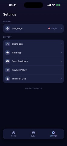 Hairify: AI Hair Changer iPhone screenshot