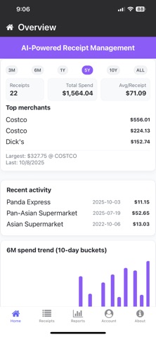 Receipt.AI Screenshot 1 of 6
