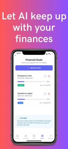 Budget and Track Finances iPhone screenshot