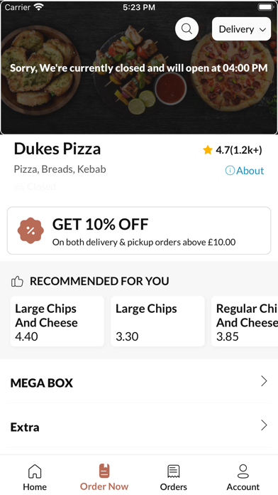 Dukes Pizza Kebab&Smash Burger Screenshot