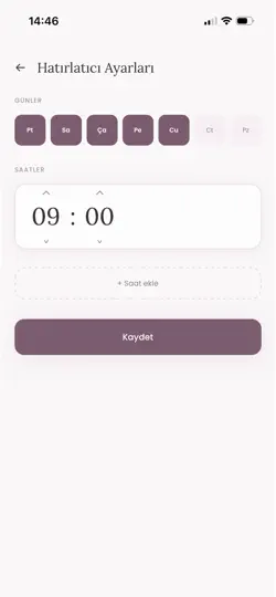 Capture d'écran de BB Pilates Postür Hatırlatıcı sur iPhone 3