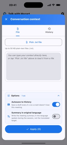 Talk with Mozart Screenshot 2 of 7