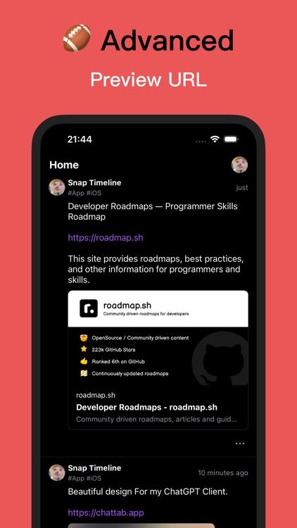 Snap Timeline - Notes Taking