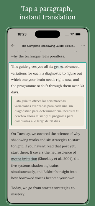 HushRead – Language Reader Screenshot 3 of 4