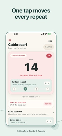 Knitting Row Counter & Repeats screenshot 5
