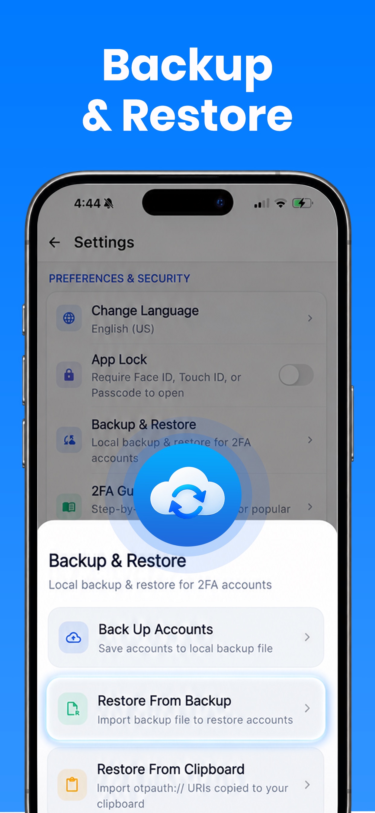 Screenshot 6 of 2FA Authenticator App+