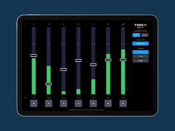 Alto Pro Mix Control iPad screenshot